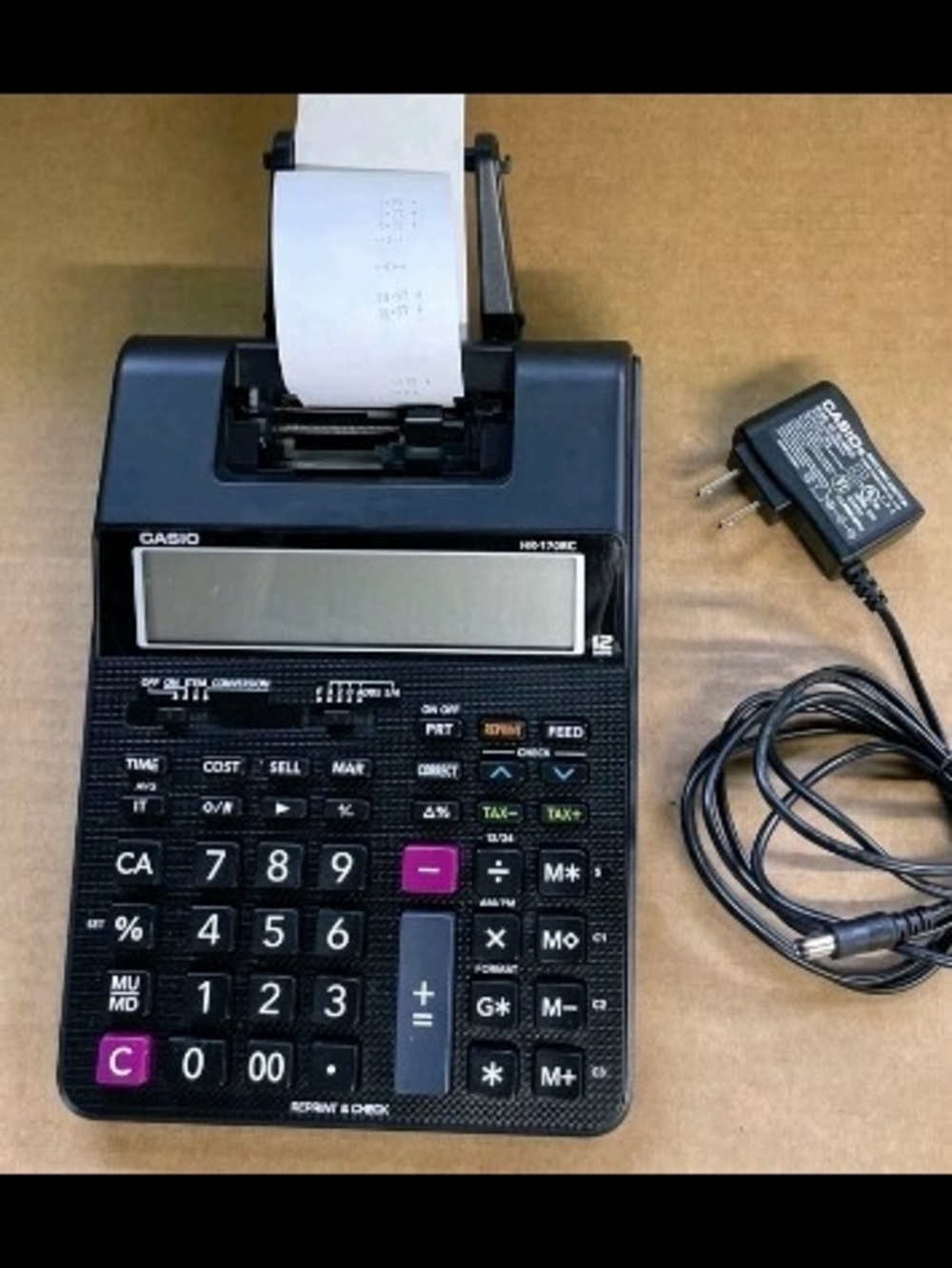 Casio Black Calculator